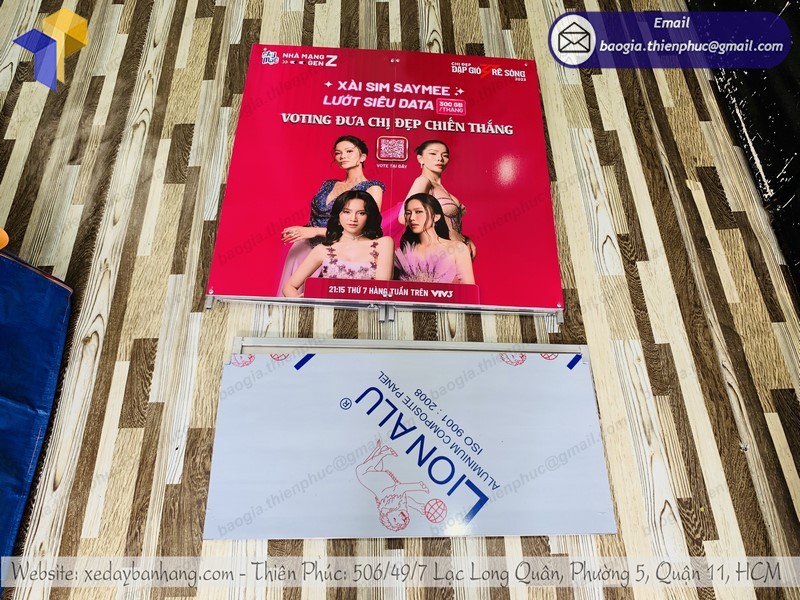 booth quảng cáo sim uy tín