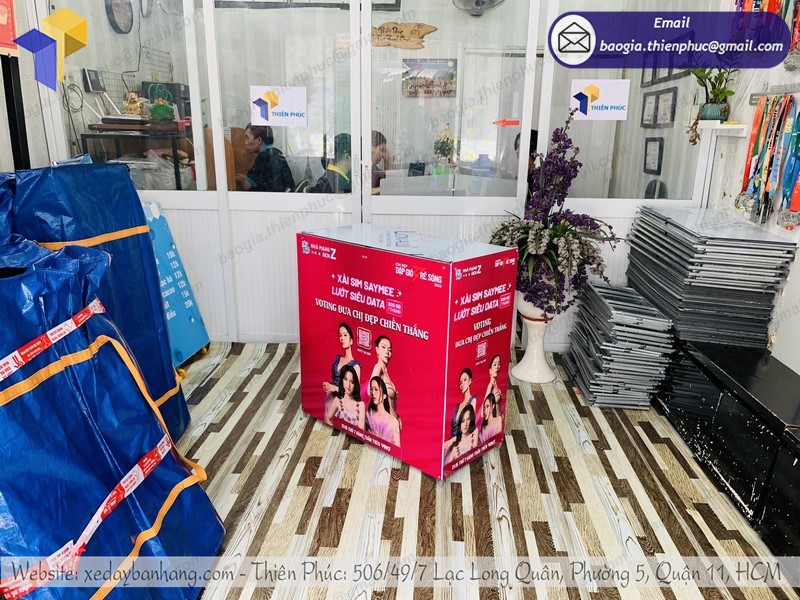 booth quảng cáo sim