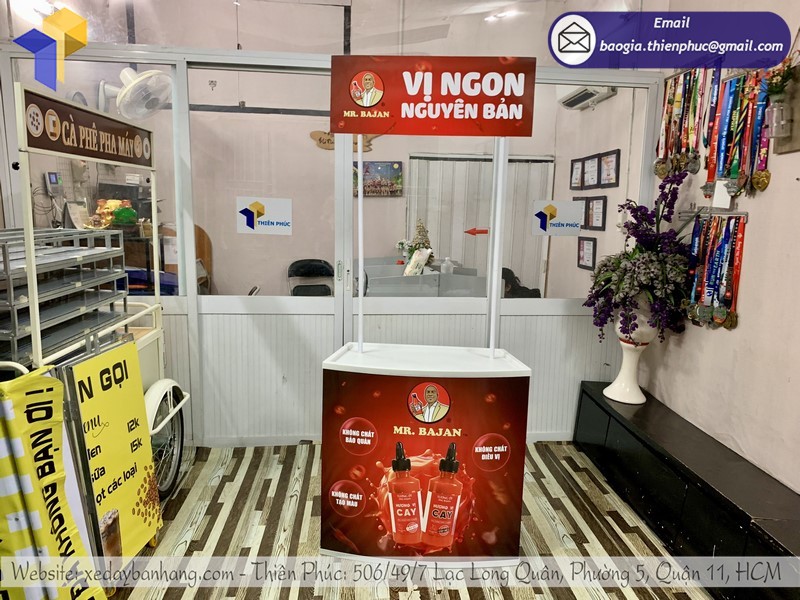 booth quảng cáo tiếp thị rẻ