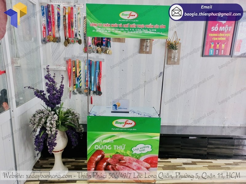 booth sampling lắp ráp
