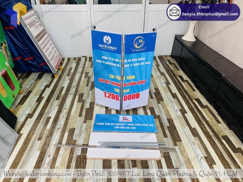 Booth sampling quảng cáo rẻ