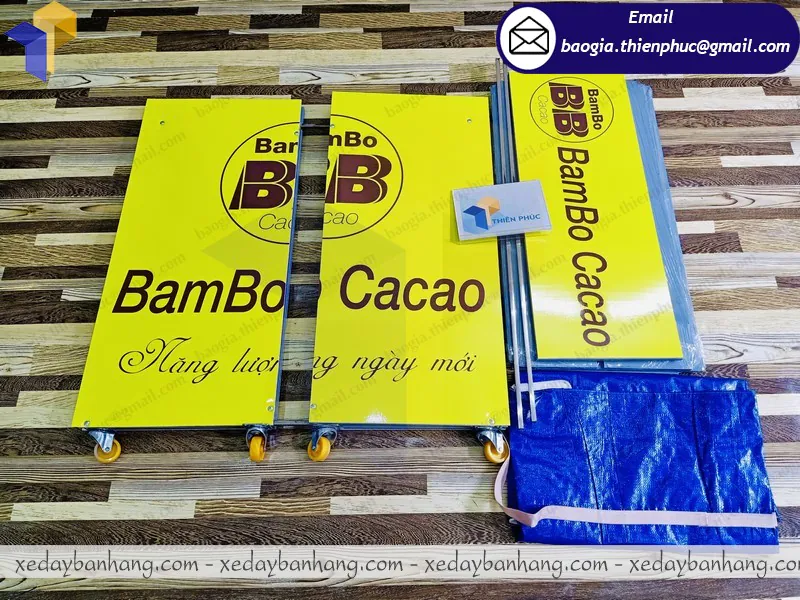 booth sampling sắt bán cacao giá rẻ