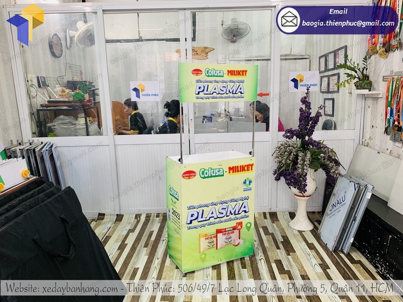 Booth sampling sắt lưu động