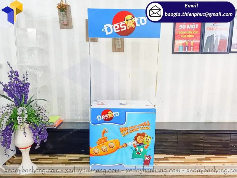 booth sắt bán hàng lưu động giá rẻ