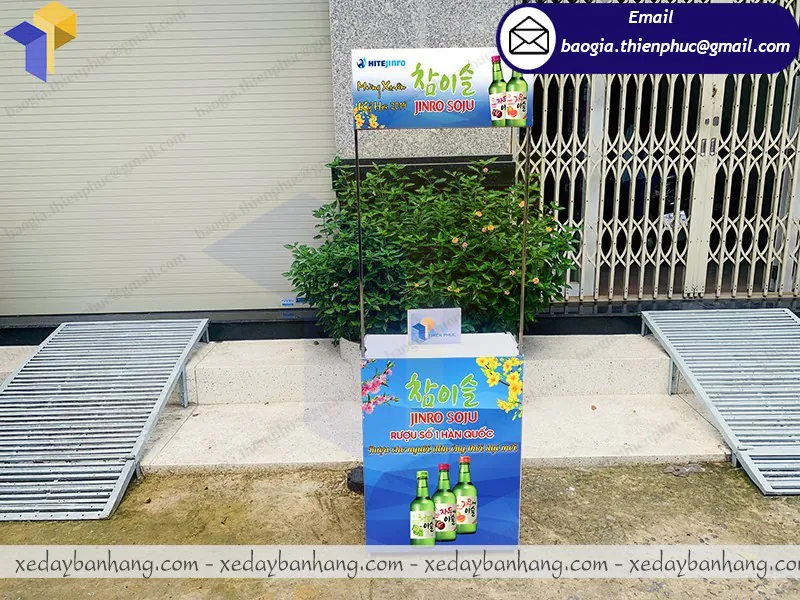 booth sắt bán rượu Hàn Quốc giá rẻ