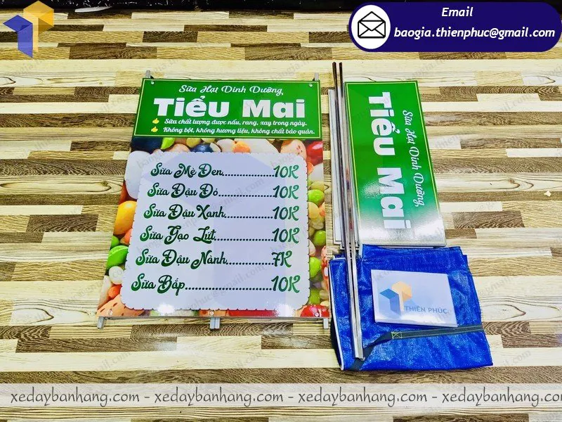 booth sắt bán sữa đậu nành giá rẻ