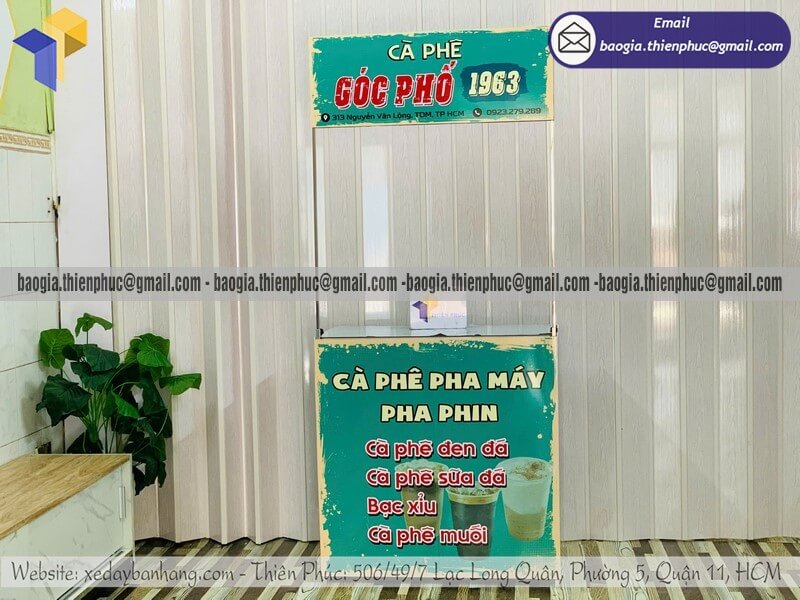 Booth sắt gấp gọn quảng cáo sản phẩm lưu động Booth sắt gấp gọn quảng cáo sản phẩm lưu động