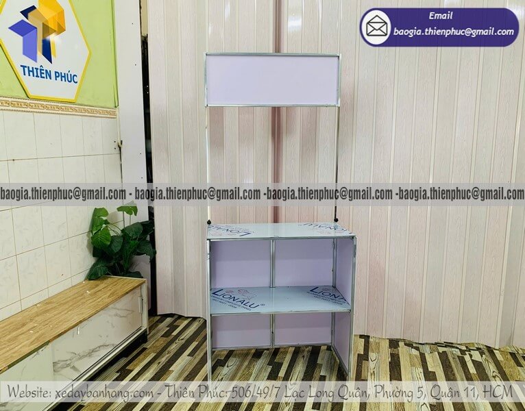 Booth sắt gấp gọn tiếp thị mẫu dùng thử ngoài trời giá chỉ từ 1100000 đồng trở lên