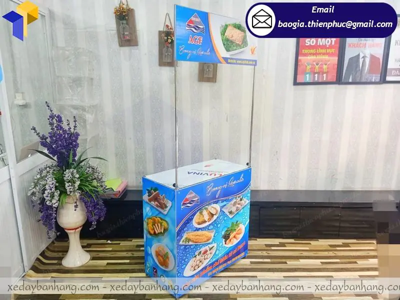booth sắt quảng cáo đẹp