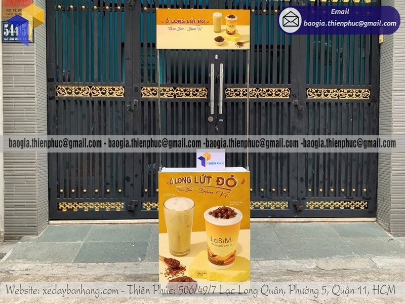 Booth sắt sampling dùng thử sản phẩm mới miễn phí Booth sắt sampling dùng thử sản phẩm mới miễn phí