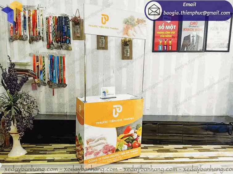 booth sắt sampling giá rẻ đẹp