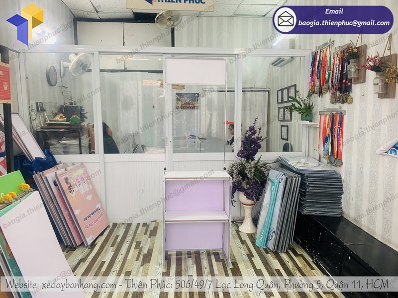 booth sắt sampling giá rẻ tốt