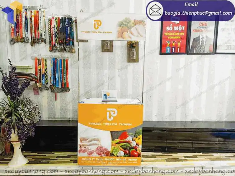 booth sắt sampling giá rẻ