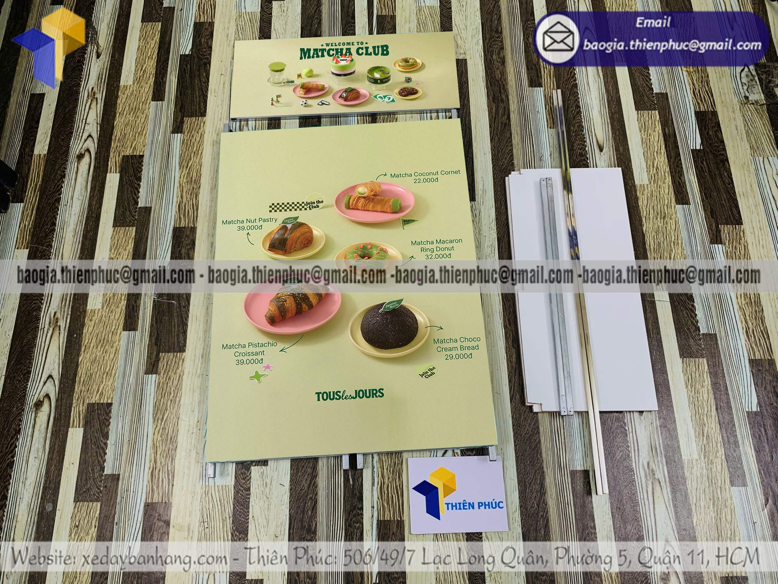 Booth sắt sampling mini quảng cáo ngoài trời event chương trình nổi bật sản phẩm mới