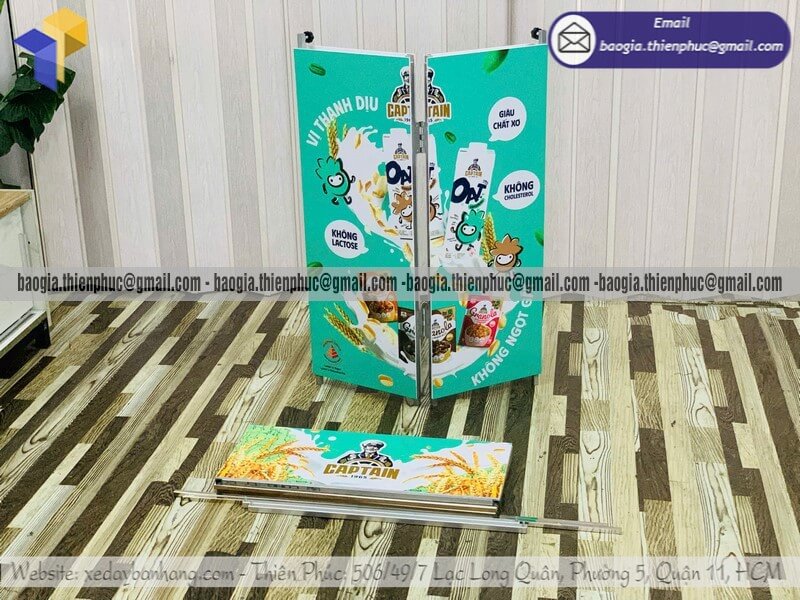 Booth sắt trưng bày sản phẩm di động sự kiện hỗ trọe danh nghiệp để quyết toán nhanh