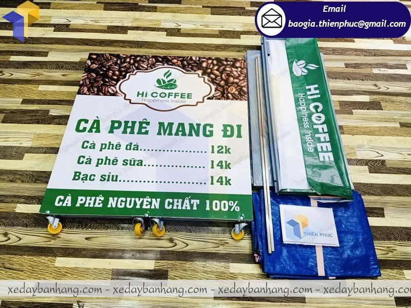 booth tháo lắp bán cafe giá rẻ