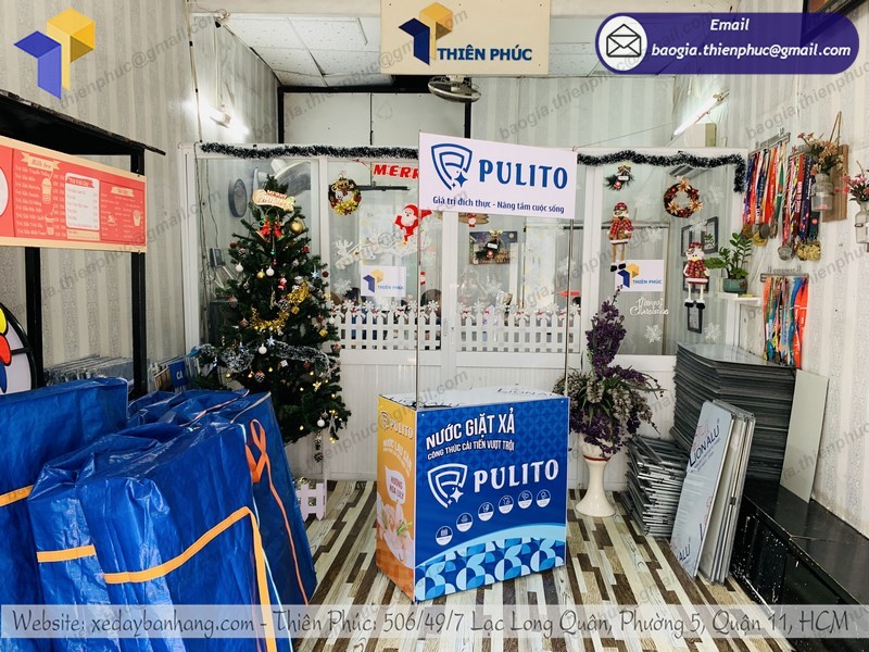 booth tiếp thị sản phẩm