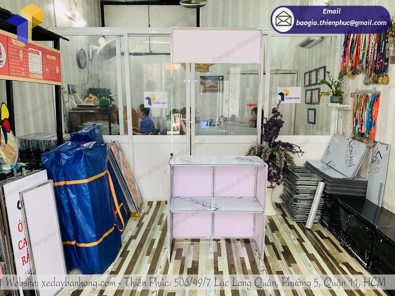 booth xếp gọn quảng cáo đẹp