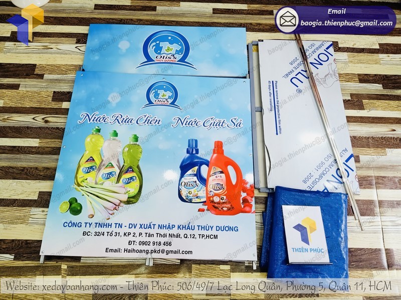 booth xếp quảng cáo bán hàng đẹp