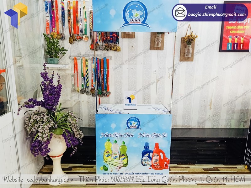 booth xếp quảng cáo bán hàng rẻ