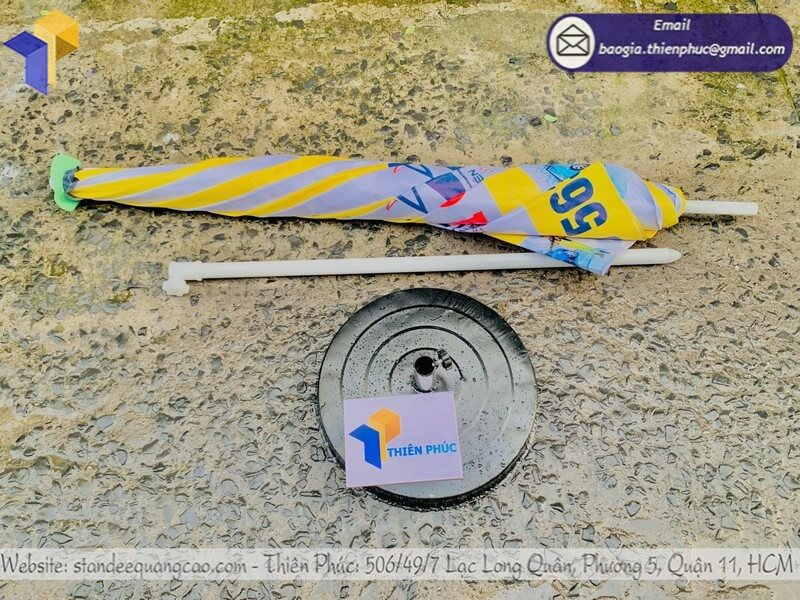 công ty sản xuất ô dù che quảng cáo HCM