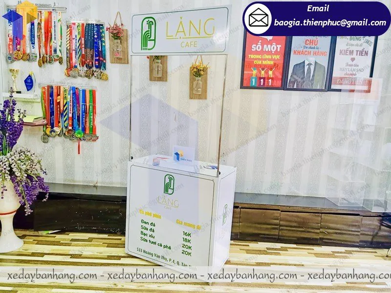 cung cấp booth sắt bán cafe số lượng lớn
