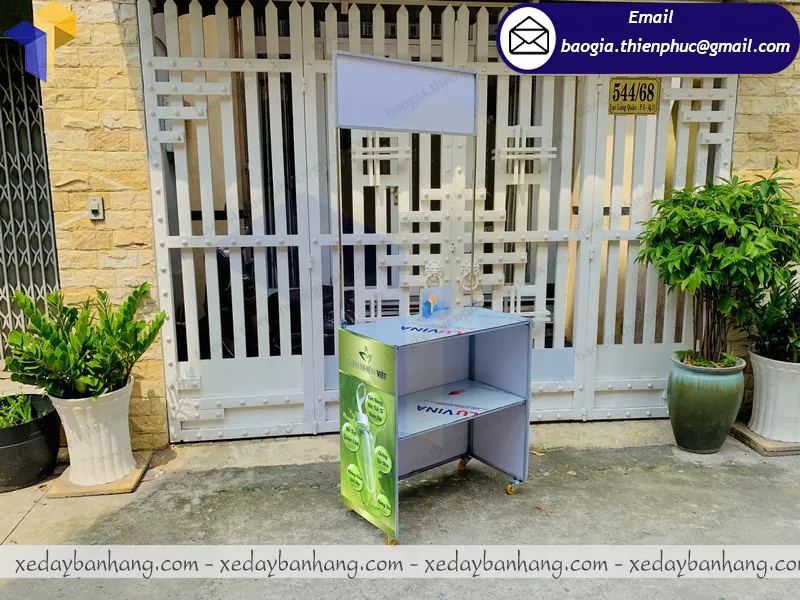 cung cấp booth sắt bán nước cần tây