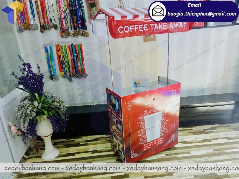 cung cấp quầy xe lắp ráp bán cafe đá số lượng lớn