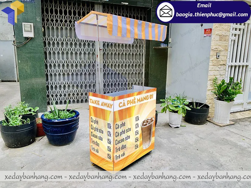 cung cấp xe bán cafe trà sữa lắp ráp số lượng lớn