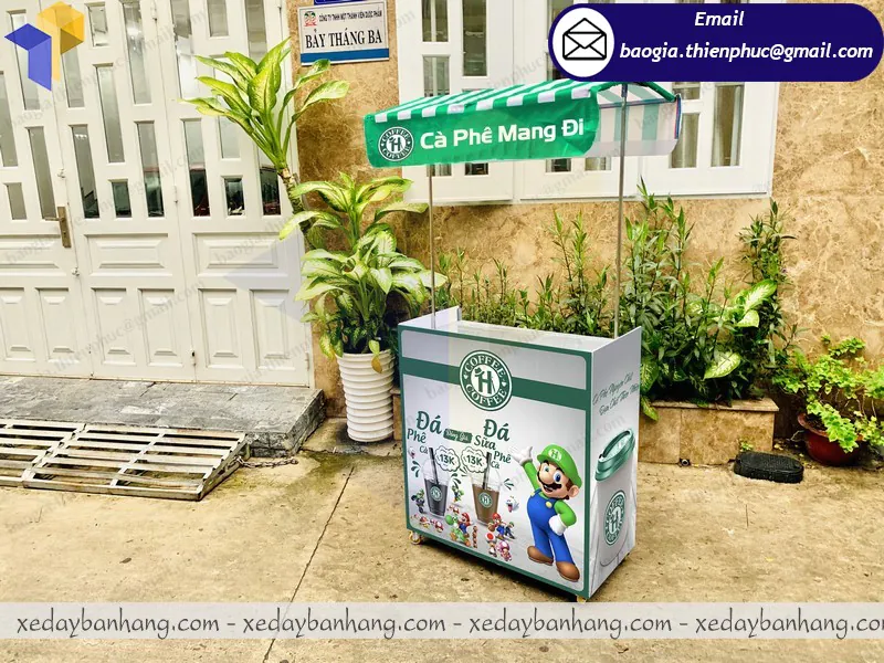 cung cấp xe coffee take away lắp ráp