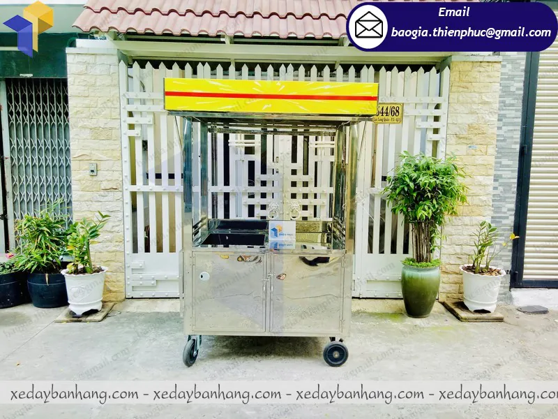 báo giá xe đẩy bán bắp