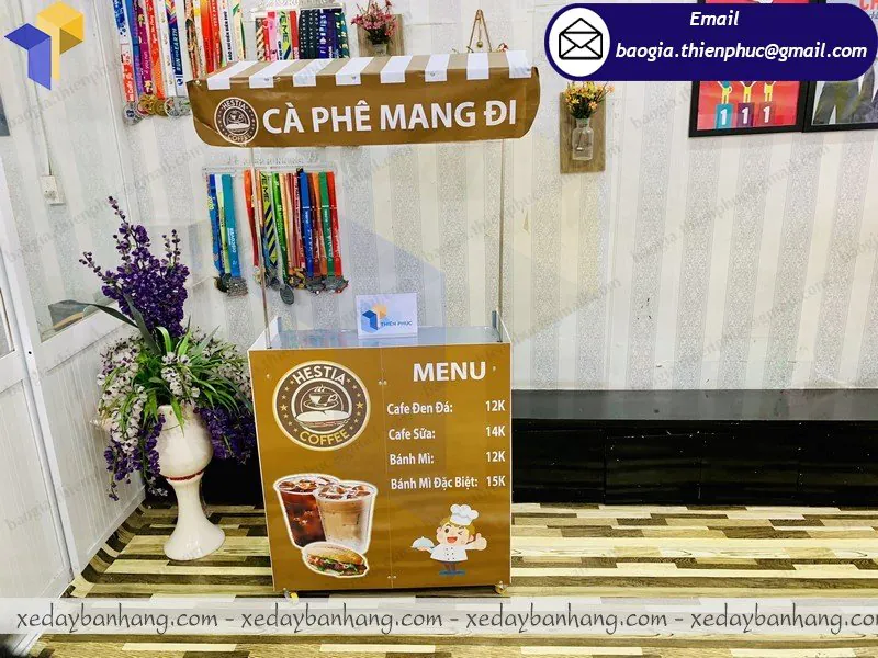 cung ứng booth bán cafe mang đi số lượng lớn