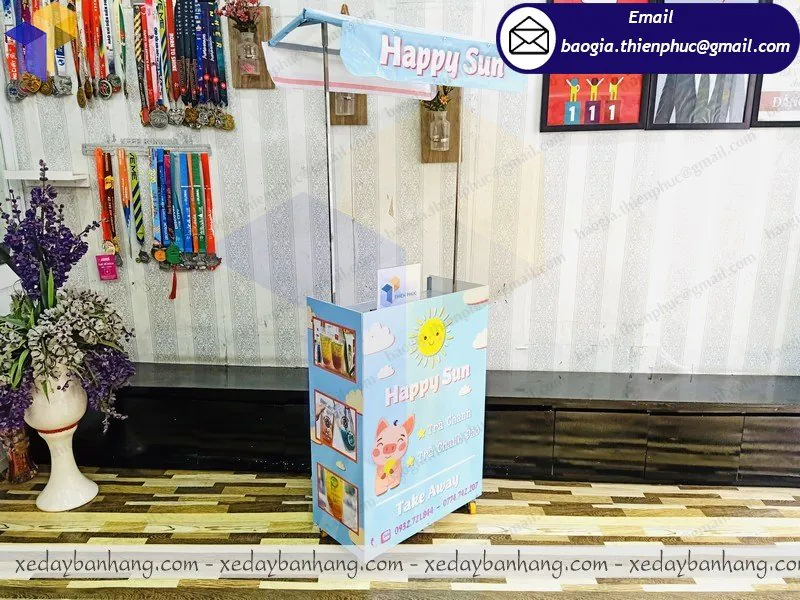 cung ứng booth bán trà chanh lưu động