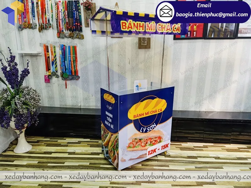 cung ứng booth lắp ráp bán bánh mì