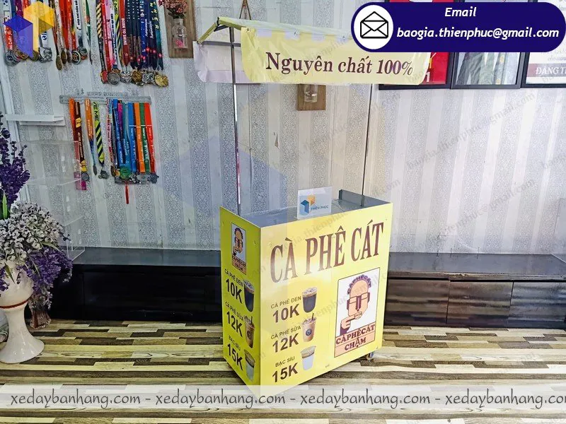 cung ứng booth lắp ráp bán cafe đá