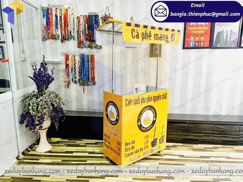 cung ứng booth lắp ráp bán cafe phin
