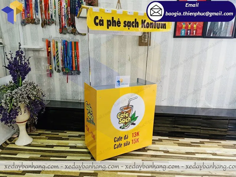 cung ứng booth lắp ráp bán cafe sạch