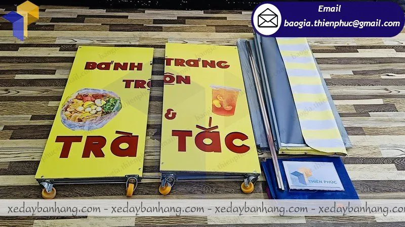 cung ứng booth lắp ráp bán trà tắc
