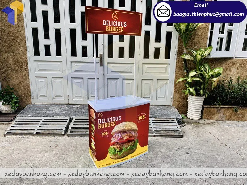 cung ứng booth nhựa bán hàng siêu thị