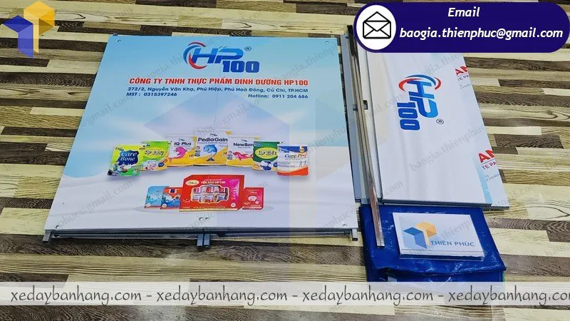 cung ứng booth sampling tháo lắp