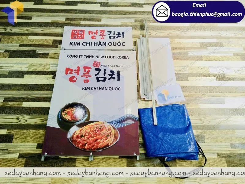 cung ứng booth sắt bán kim chi giá rẻ