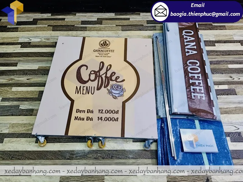 cung ứng booth tháo rời bán cafe