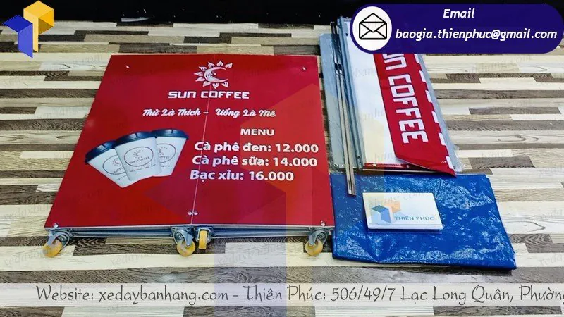 cung ứng quầy lắp ráp bán coffee lưu động