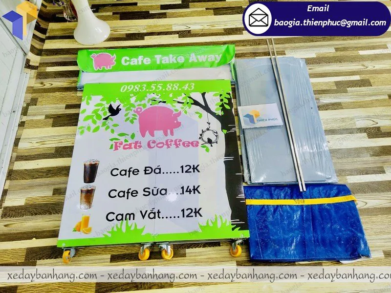 cung ứng xe bán cafe vỉa hè lắp ráp