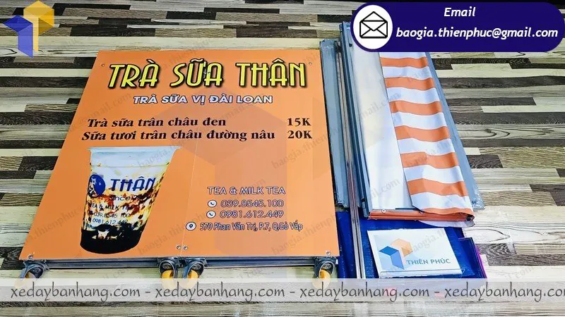 cung ứng xe bán trà sữa lắp ráp