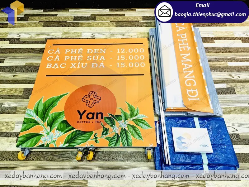 cung ứng xe lắp ráp bán cafe mang đi