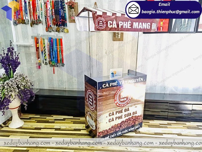 cung ứng xe lắp ráp bán cafe sữa đá