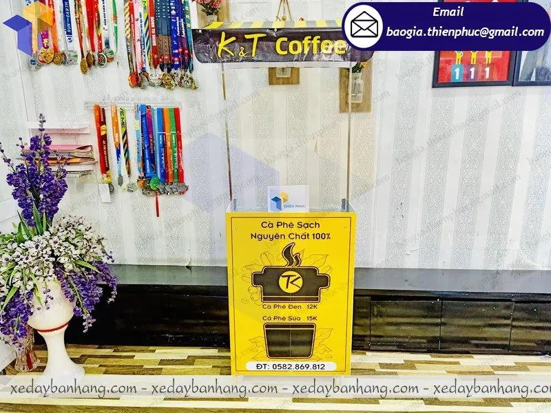 cung ứng xe lắp ráp bán cafe take away