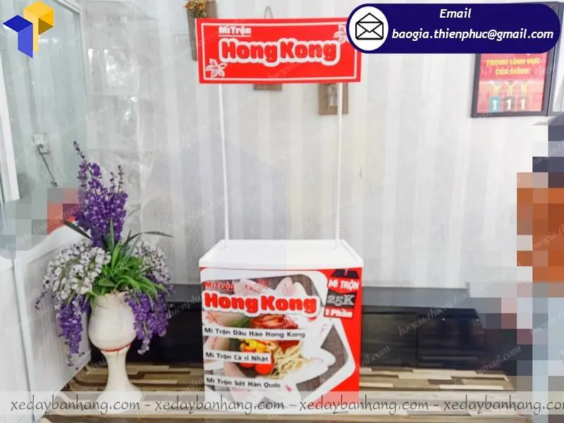 booth siêu thị nhựa di động