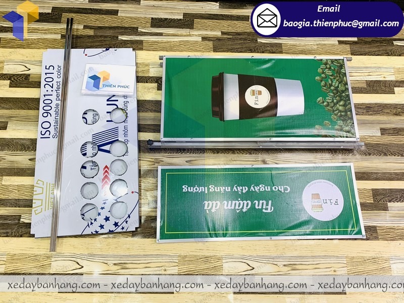 đặt làm booth sắt bán cafe
